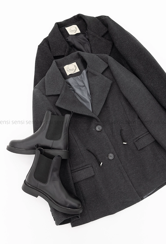 کت فوتر کمر گت آستر دار کد1005178